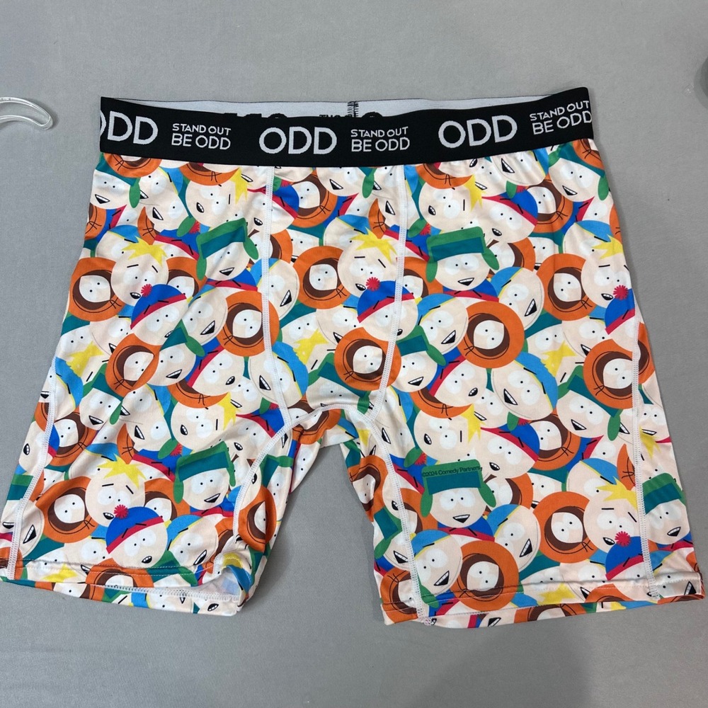 ODD Stand Out Be Odd Boxer Briefs‎ Mens L South Park Character Print NWOT